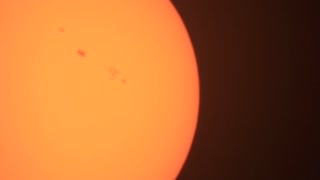 Sunspot Regions Active, HD Video Solar Transition