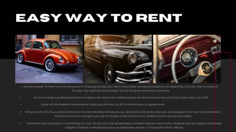 Rental Vintage Car Photoshoot | ATX Classic Cars