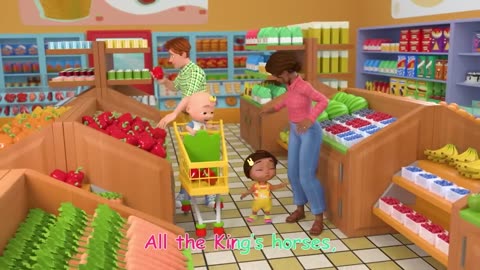 Humpty Dumpty Grocery Store | CoComelon Nursery Rhymes & Kids Songs