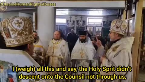 Schismatics claim holy spirit descended on politicians