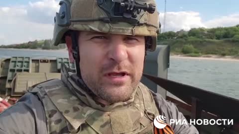 Ukraine War - Russian military cleared a beach from mines