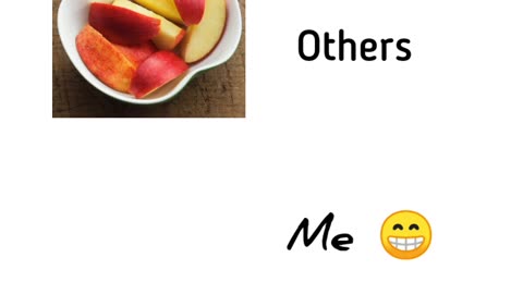 How to eat an apple 🍎 DIY funny || Others vs Me Memes