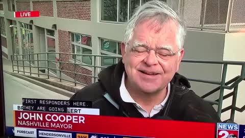Democrat Nashville Mayor John Cooper Laughing Over RV Explosion