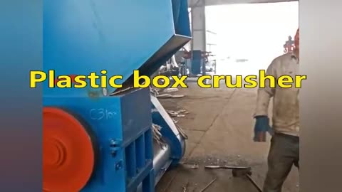 Plastic PP PE Box Crusher