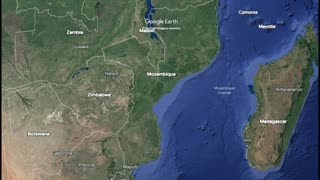 "A 801,590km Zoom into Mozambique 🚀🏝️: Unveiling the Jewel of the Indian Ocean!