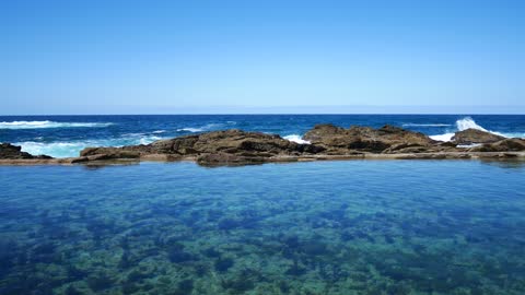 The Ocean view from the shore