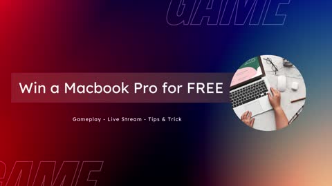 Win a Macbook Pro for FREE | Link Below