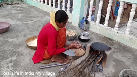 Real Life in India How do poor people village Morning Daily Life Routine Farming work