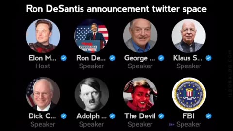 Ron DeSantis Announcement on Twitter Spaces