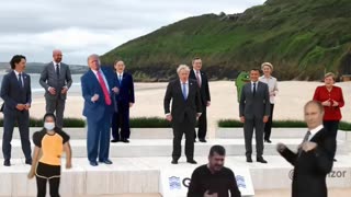 Funny G7 dance with Trump and Putin