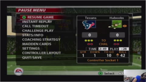 Arizona Haboobs Week 14: Vs the Houston Texans (Madden 2005/All Madden Difficulty)