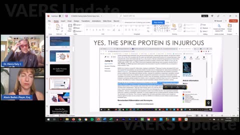 VAERS UPDATE With Dr. Henry Ealy - How the Spike Protein & Covid-19 mRNA Jab Affect Your Body