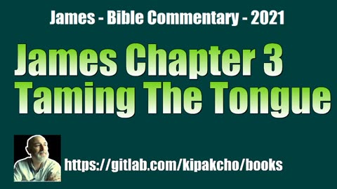 James 3 - taming the tongue