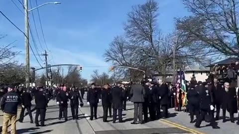 Sea Of Blue Today | NY (Fallen NYPD Officer)