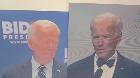 Not the same guy Joe Biden looks so different