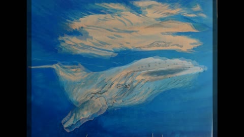 How to paint a humpback whale #2