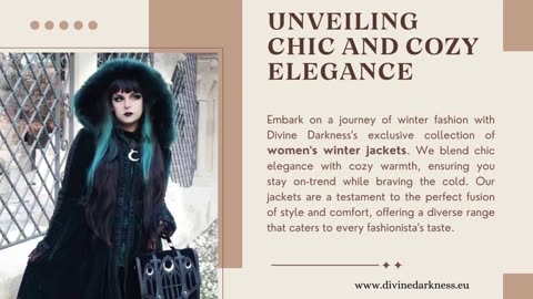 Embrace Winter in Style with Divine Darkness Women's Jackets