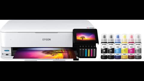 Review: Epson EcoTank Photo ET-8550 Wireless Wide-Format Color All-in-One Supertank Printer wit...