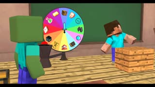 Monster School with noob frindes Lucky Wheel