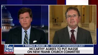 Tucker Carlson and Thomas Massie discuss new Frank Church committee with Kevin McCarthy