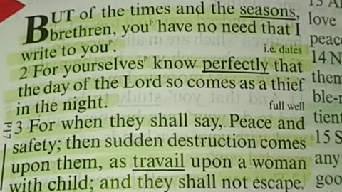 The day 🌞 of the Lord is a day of darkness 🌑. Part 6 🥍