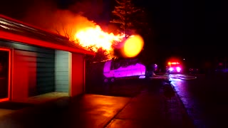 House Fire 12/26/21; video one: