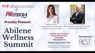 Abilene Wellness Summit on April 1 at 2PM