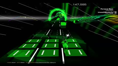 Audiosurf 2 "The Little Drummer Boy", by Boney M