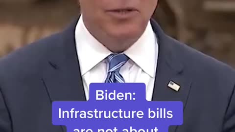Biden: Infrastructure bills are not about left versus right