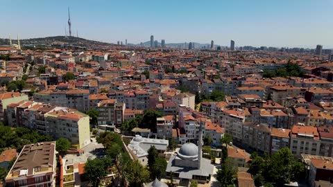 Istanbul, Turkey 8K Video Ultra HD 120 FPS in Drone View-4