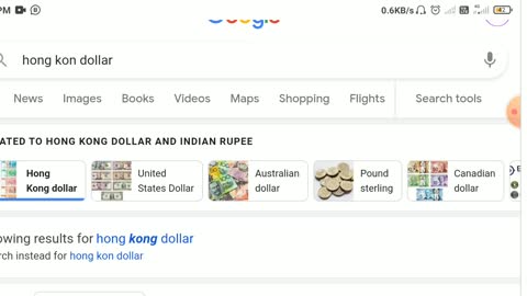 1 Hong kong dollar in indian Rupees 2021