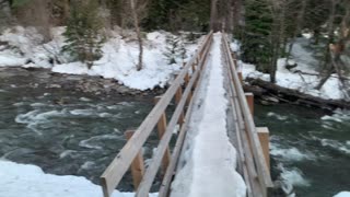 The Bridge – Tamanawas Falls – Mount Hood – Oregon – 4K