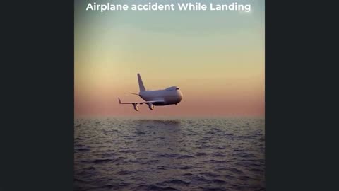 Airplane accident while landing