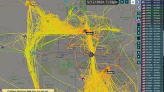 Bird NaziPac Transpac Airplane Gang Stalking Activity for May 12th 2024