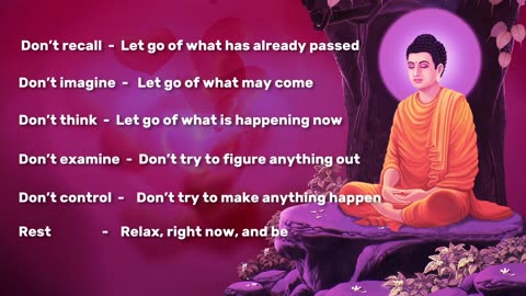 6 most important steps of Buddha teaching