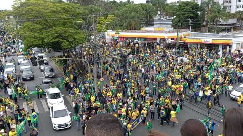 Joseenses em protesto contra resultado daD eleição presidencial 2022