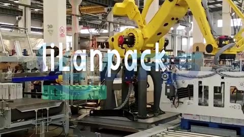 automatic robot palletizerfor cartons products #palletizer#palleizingmachine#fouyou#