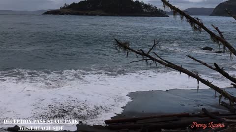 DECEPTION PASS STATE PASS, ON WEST BEACH SIDE