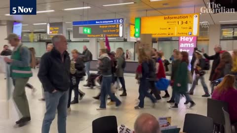 Dutch police arrest more than 200 climate activists who blocked Amsterdam's Schiphol airport