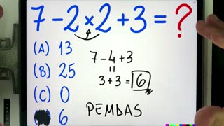 🤯 7-2×2+3 = A Expressão Numérica BUGANTE que Viralizou e PAROU A INTERNET! Você consegue