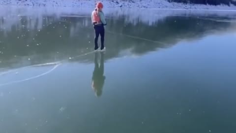 Ice skating on thin ice in China