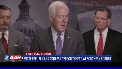 Senate Republicans Address 'Terror Threat' At Southern Border