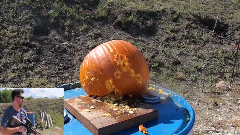 300 Blackout - Griffin Optimus 9 - 220 Subsonic vs 110 Supersonic (Comparison) Pumpkin Destruction