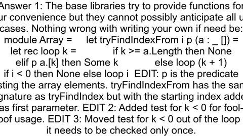 F ArraytryFindIndex start search from an index