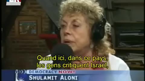 🇮🇱 Former Israeli minister Shulamit Aloni in 2002, "Anti-Semitism is our ploy to silence critics."