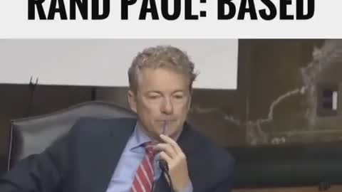 Rand Paul Drops Mic On Fauci's Lumpy Head