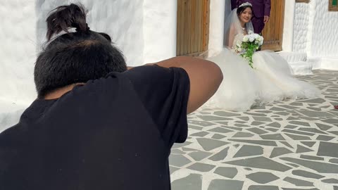 Pre-wedding Photoshoot Behind Cameraman Shooting 2023 #foryou #wedding #photography #viral #zotung