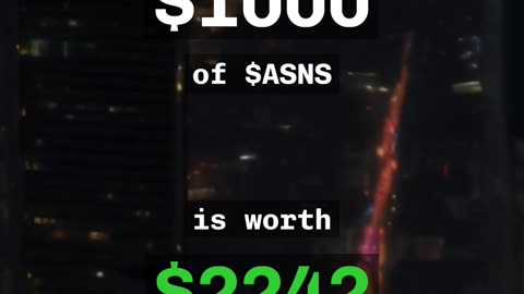 🚨 $ASNS 🚨 Why is $ASNS trending today? 🤔