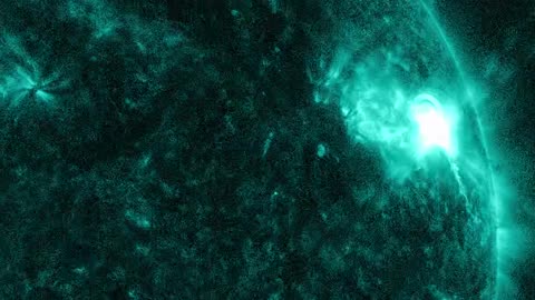 NASA 4Kview of 17 solar flare