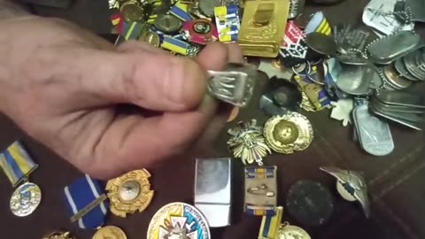 Badges from dead Ukronazis